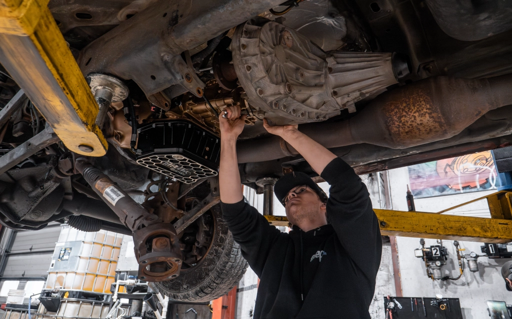 Truck transmission service